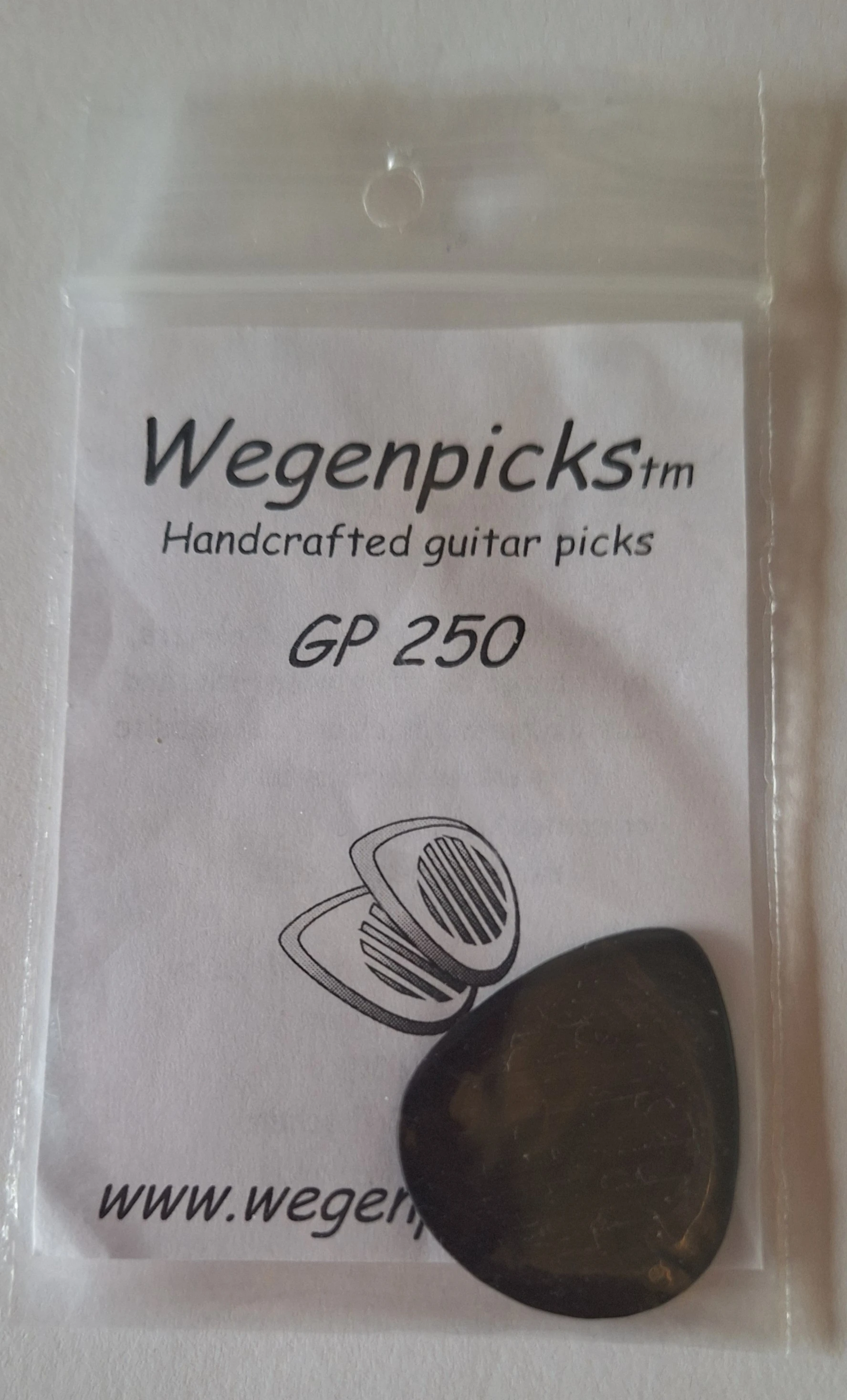 Wegenpicks Gypsyjazzpick GP250B 2,5mm Black